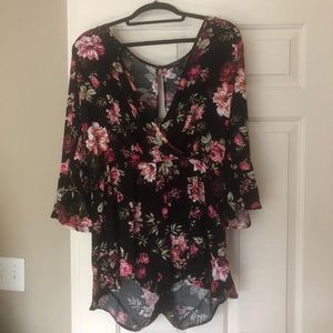 Floral Flowy Romper